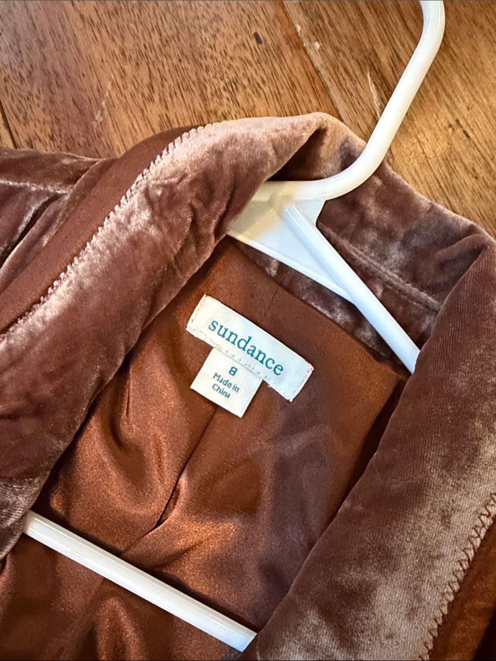 Sundance Brown Velvet Blazer - Picture 2 of 6